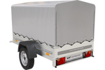 Charger l'image dans la galerie, Remorque 750 kg 200 x 125 avec bâche haute et arceau Garden Trailer 201 KIPP
