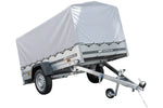 Charger l'image dans la galerie, Remorque routière avec bâche haute, arceau H-800 et roue jockey 230x125 Garden Trailer 230 KIPP
